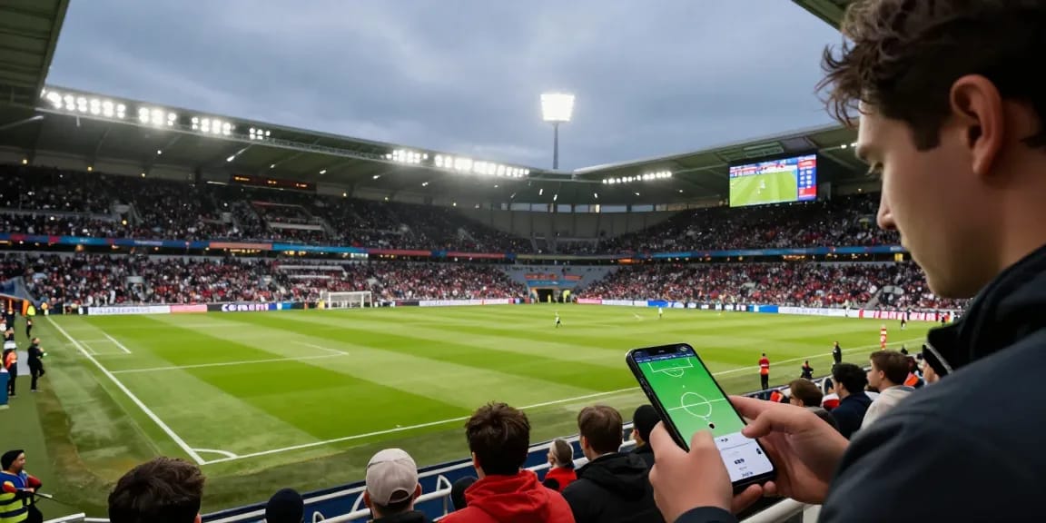 CabongTv watch live football today with expert picks and analysis, live betting odds shown in a vibrant stadium atmosphere.