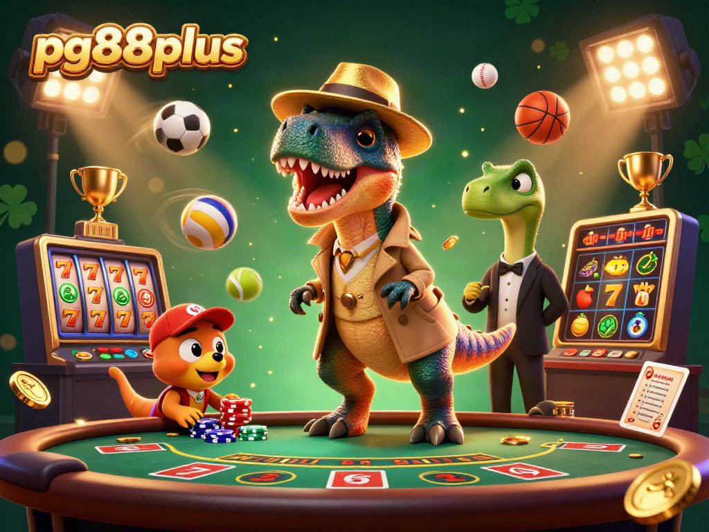 Win big with pg88plus at immersive blackjack tables featuring lively dinosaurs!