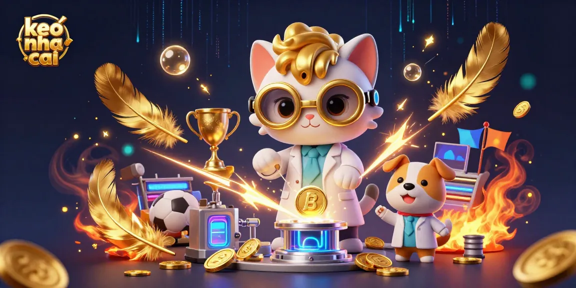 Experience thrilling action with keo nha cai as cartoon characters dive into sports betting excitement!