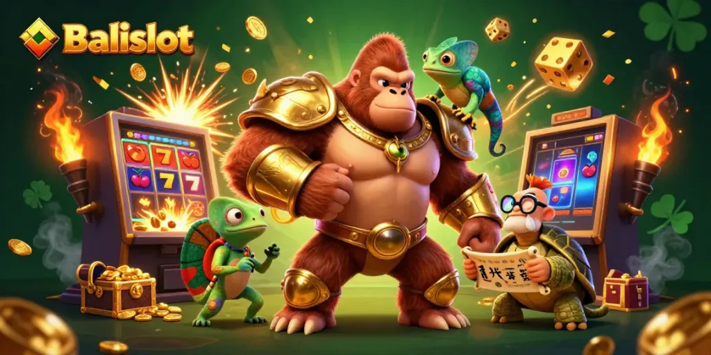 Balislot delivers thrilling gaming experiences with a powerful gorilla king and treasure-filled jackpot