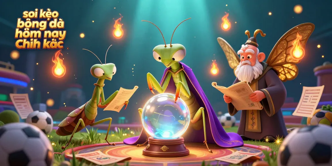 Engage with soi kèo bóng đá hôm nay chính xác through a dynamic scene of fortune tellers predicting the sports betting markets.