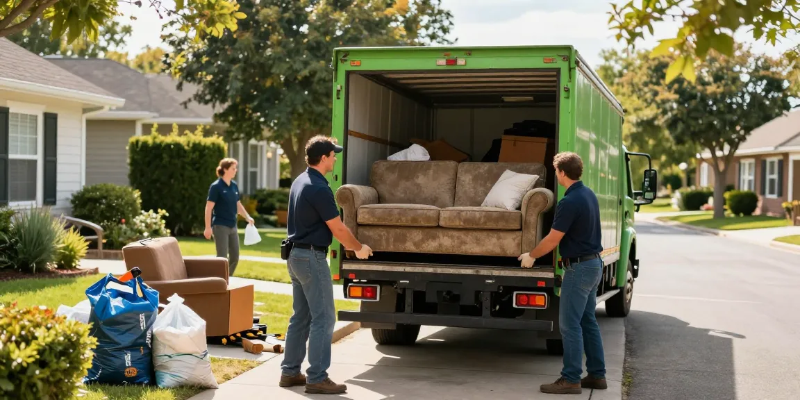 Efficient house clearance team removing clutter with eco-friendly practices