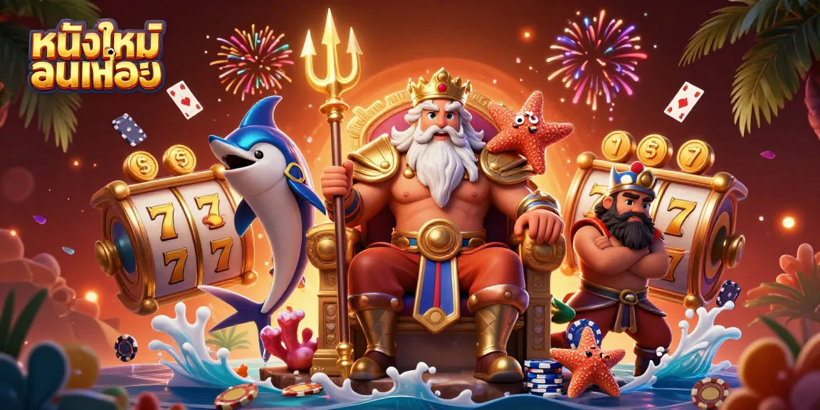 Engage in exhilarating gameplay with หนังใหม่ชนโรง featuring neon-lit casino elements and dynamic action.