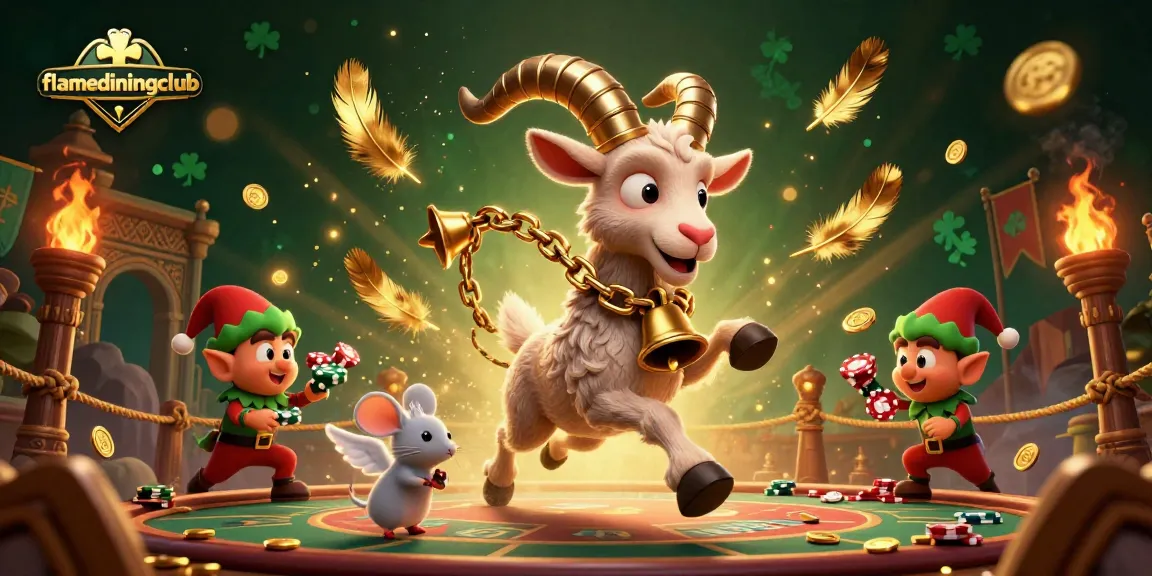 Experience casino excitement with flamediningclub's vibrant and dynamic 3D illustration of mischievous characters.