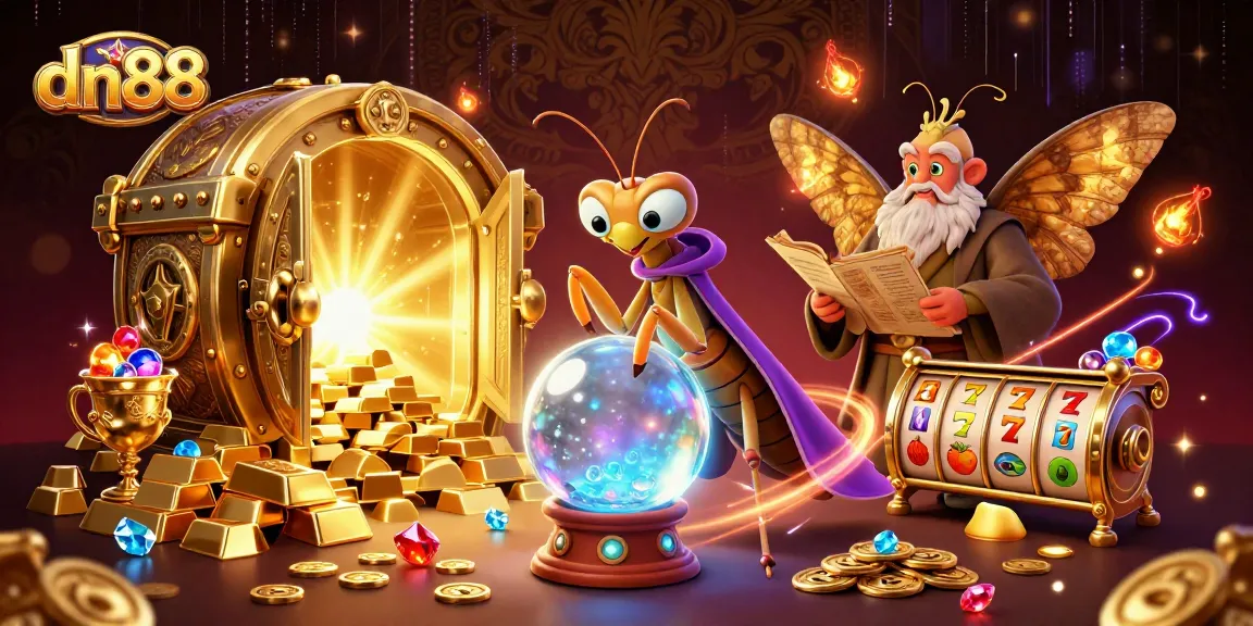Experience the allure of dn88 and the thrill of slots with vibrant characters and treasures.
