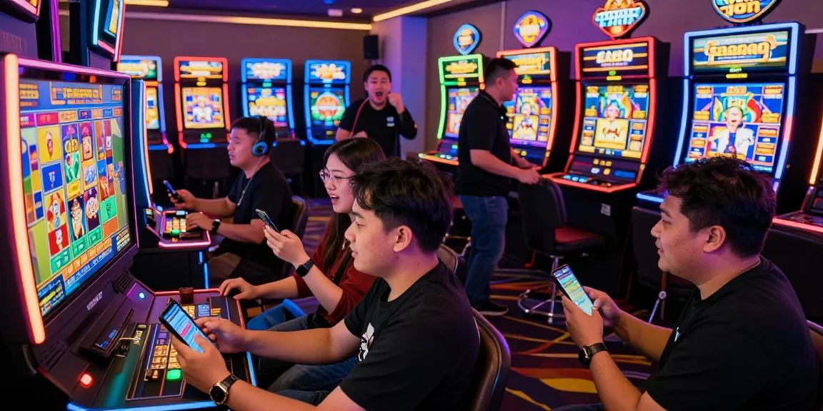 Players enjoying a slot gacor game experience with engaging visuals and vibrant casino atmosphere.