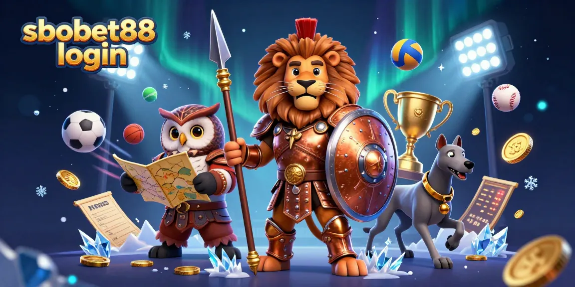 Engage in sbobet88 login for seamless betting experiences, featuring thrilling sports action and vibrant game elements.