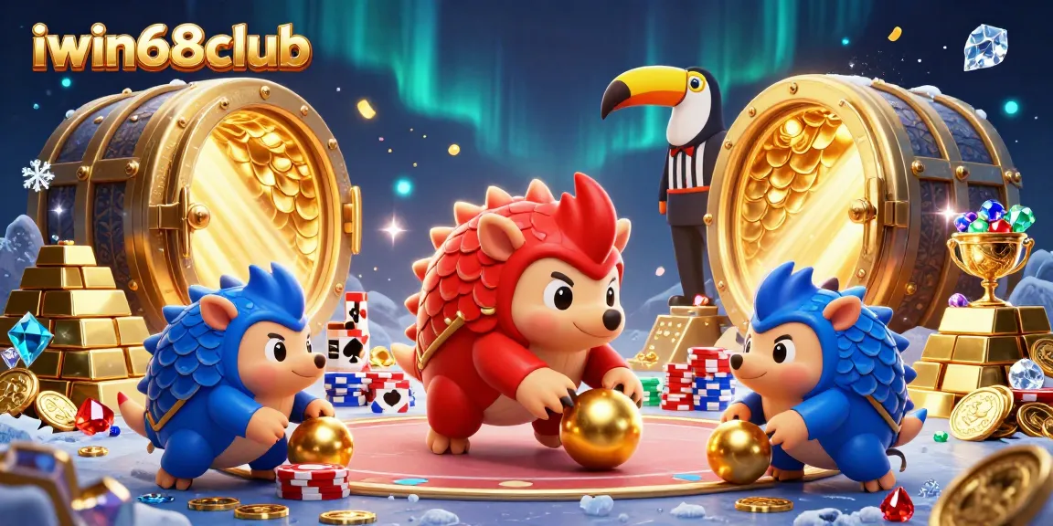 Experience thrilling wins at iwin68club as pangolins roll through casino chips with vibrant prizes.