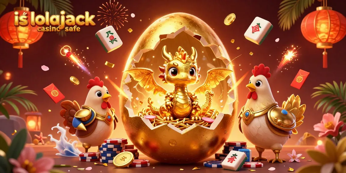 Lolajack Casino offers safe gaming options for players, explore its features in this vibrant illustration.
