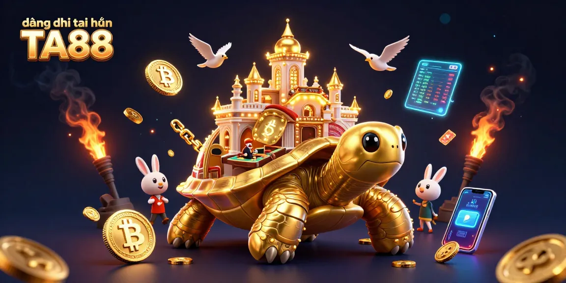 Experience the thrill of đăng ký tài khoản TA88 and win with this vibrant 3D casino scene!