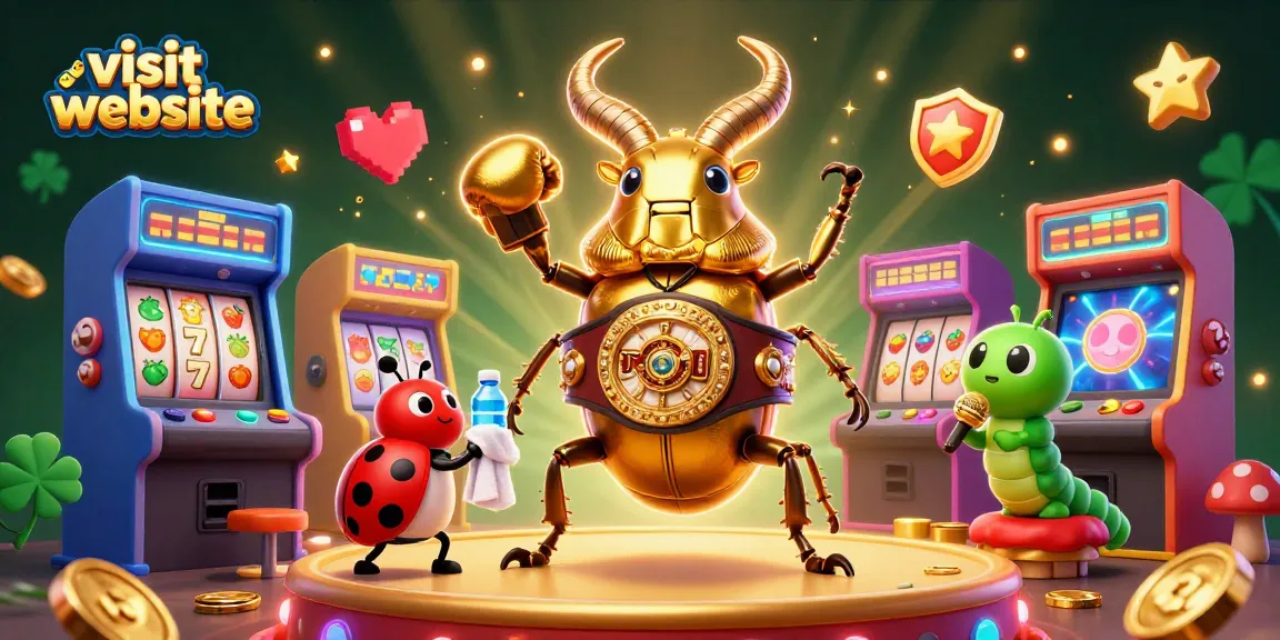 Visit website for exciting non-GamStop casino action featuring vibrant characters and gaming elements.