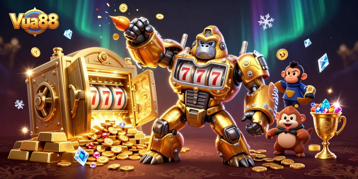 Engage in thrilling gaming at Vua88, where luck and excitement collide in a golden casino realm.